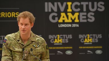 Prince Harry launched the first Invictus Games in 2014